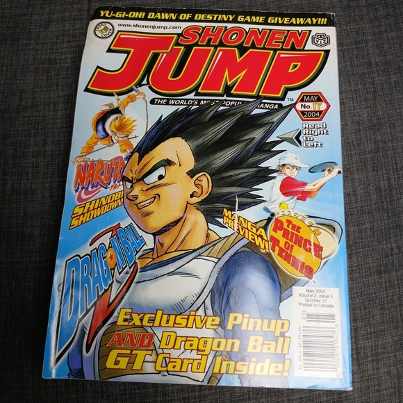Other - Shonen Jump Magazine May 2004 Vol. 2 Issue 5 #17 (No Card) Poster Dragon Ball-TA